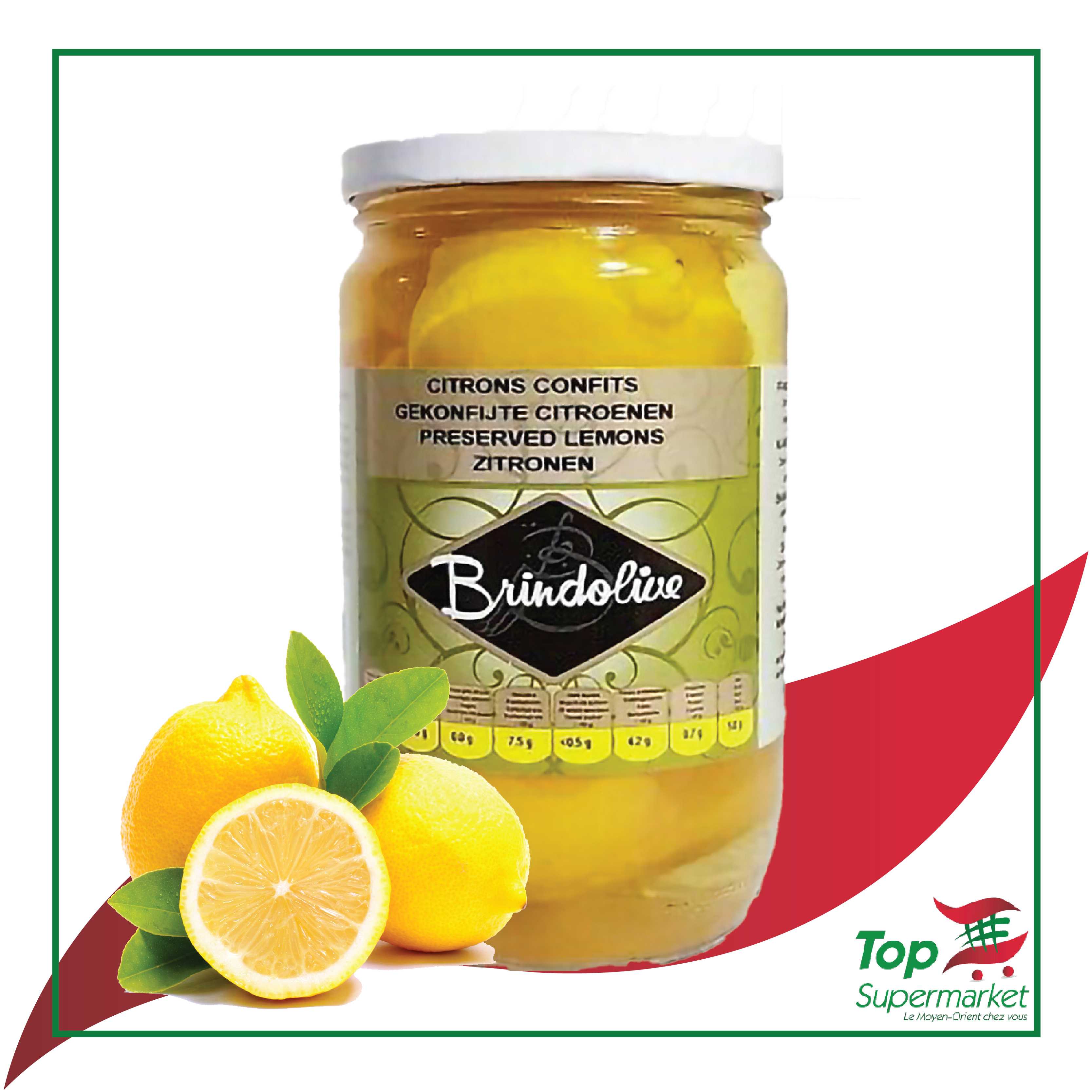 Brindolive citron confit 720gr